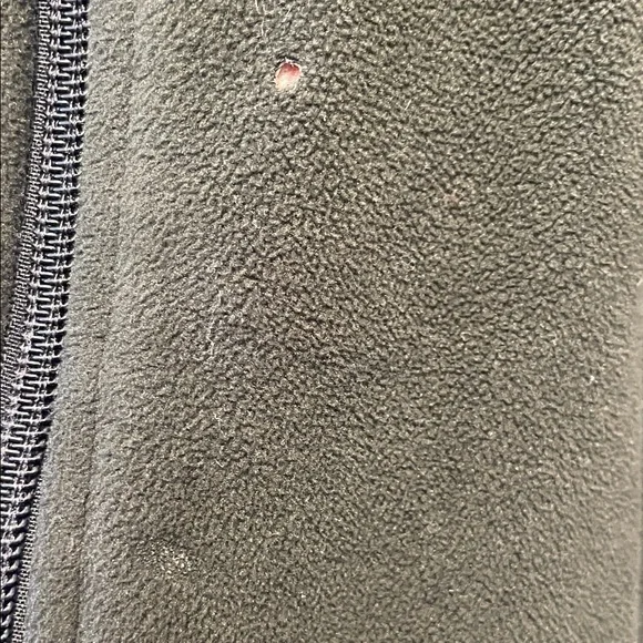 Vintage Burton Men's Black and Orange Light Weight Zip-Up Jacket - Mens Large